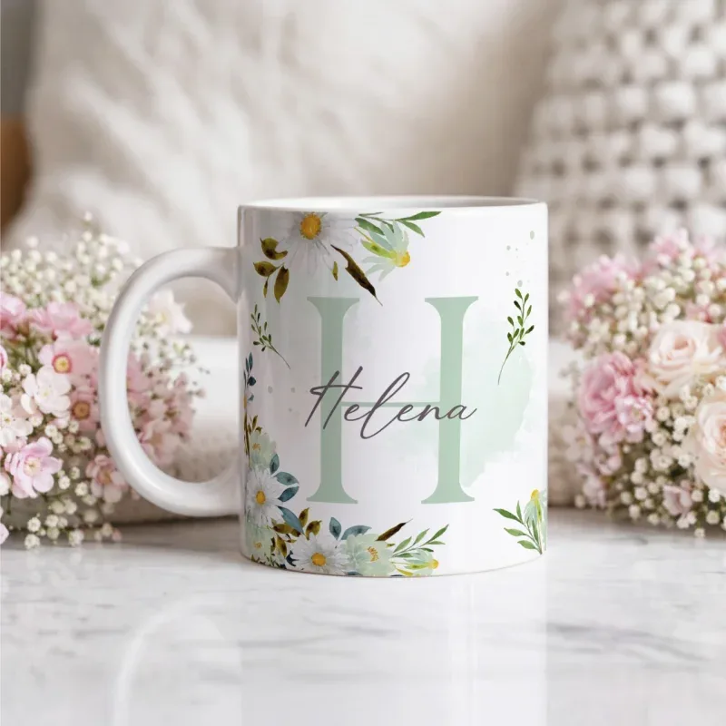 Caneca Alfabeto Floral A a Z V1-gallery