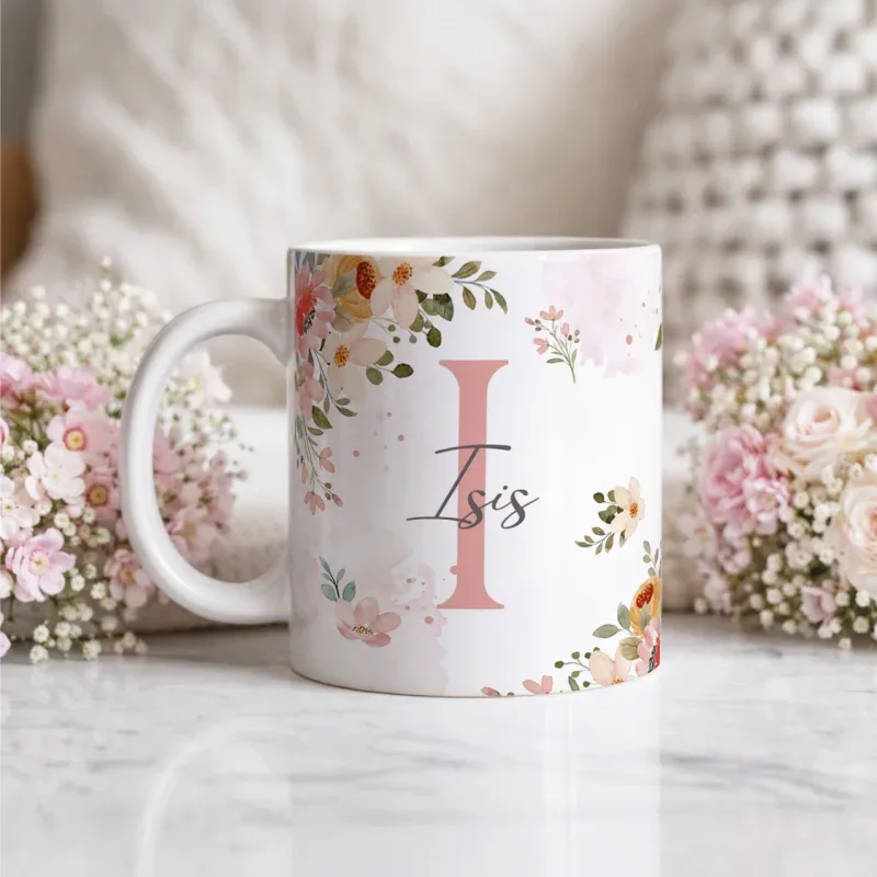 Caneca Alfabeto Floral A a Z V1-gallery