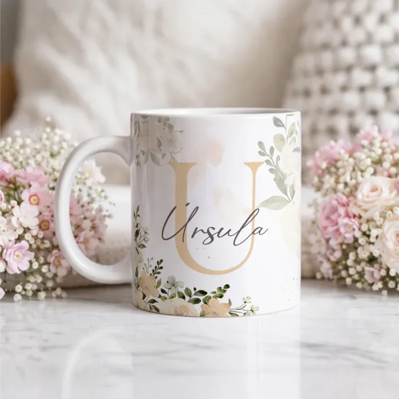 Caneca Alfabeto Floral A a Z V1-gallery